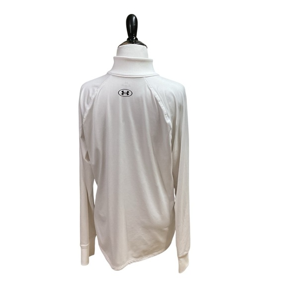 Under Armour Women's Size XL Heatgear 1/4 Zip Shirt w. Pockets Long Sleeve - Picture 5 of 7